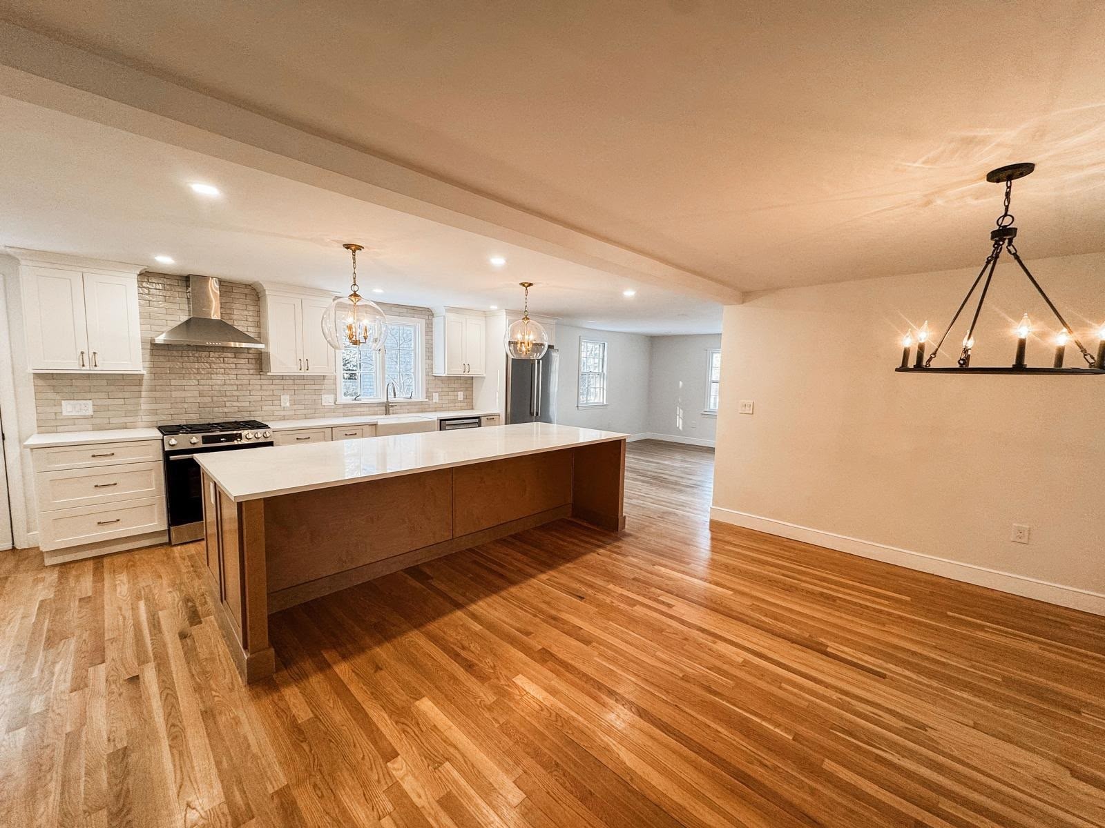 Bright Open Kitchen — Sypriano Construction