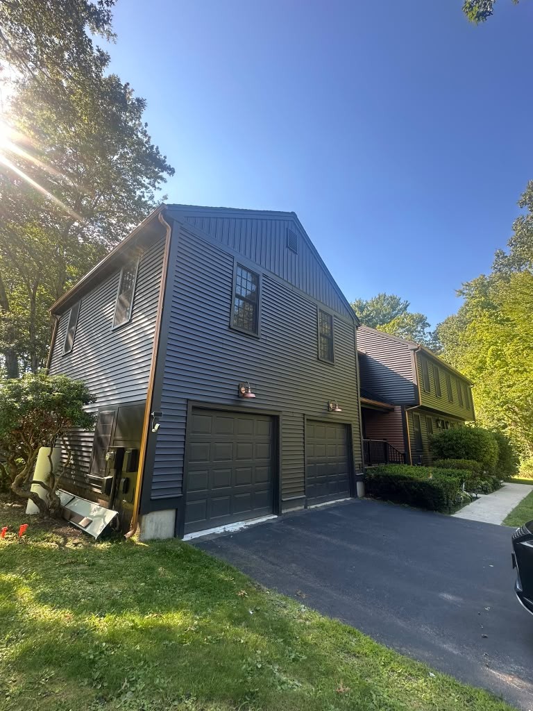 Dark Exterior Repaint — Sypriano Construction